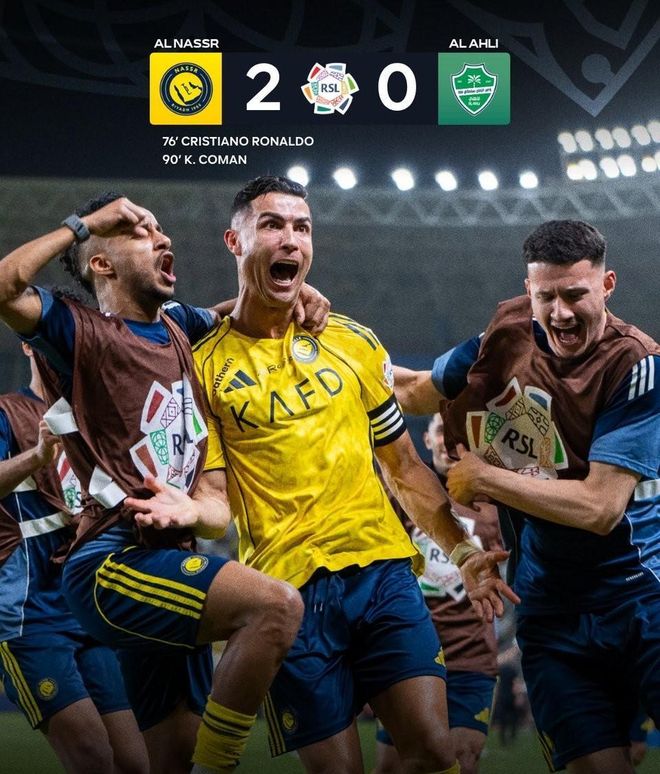 C罗头槌破门独造两球率队2-0力克亚冠冠军，联赛豪取16连胜领跑积分榜，个人职业生涯正式迈入970球里程碑