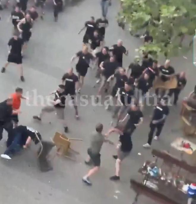 欧协联决赛即将打响，莱比锡街头突发大规模球迷冲突事件，场面一度失控引发社会广泛关注